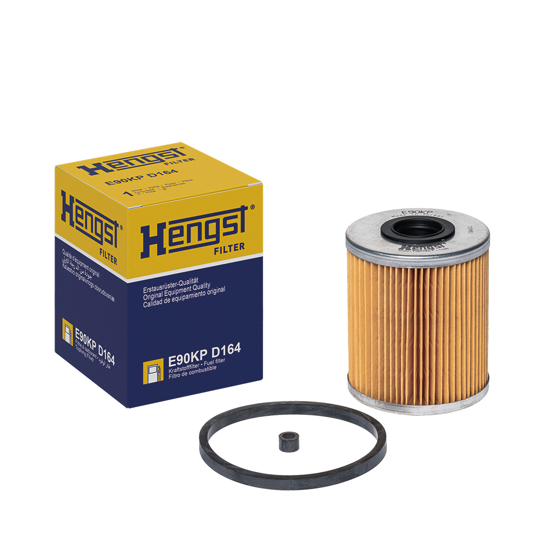 Filtre à carburant (Filtre à gasoil) HELLA HENGST E90KP D164