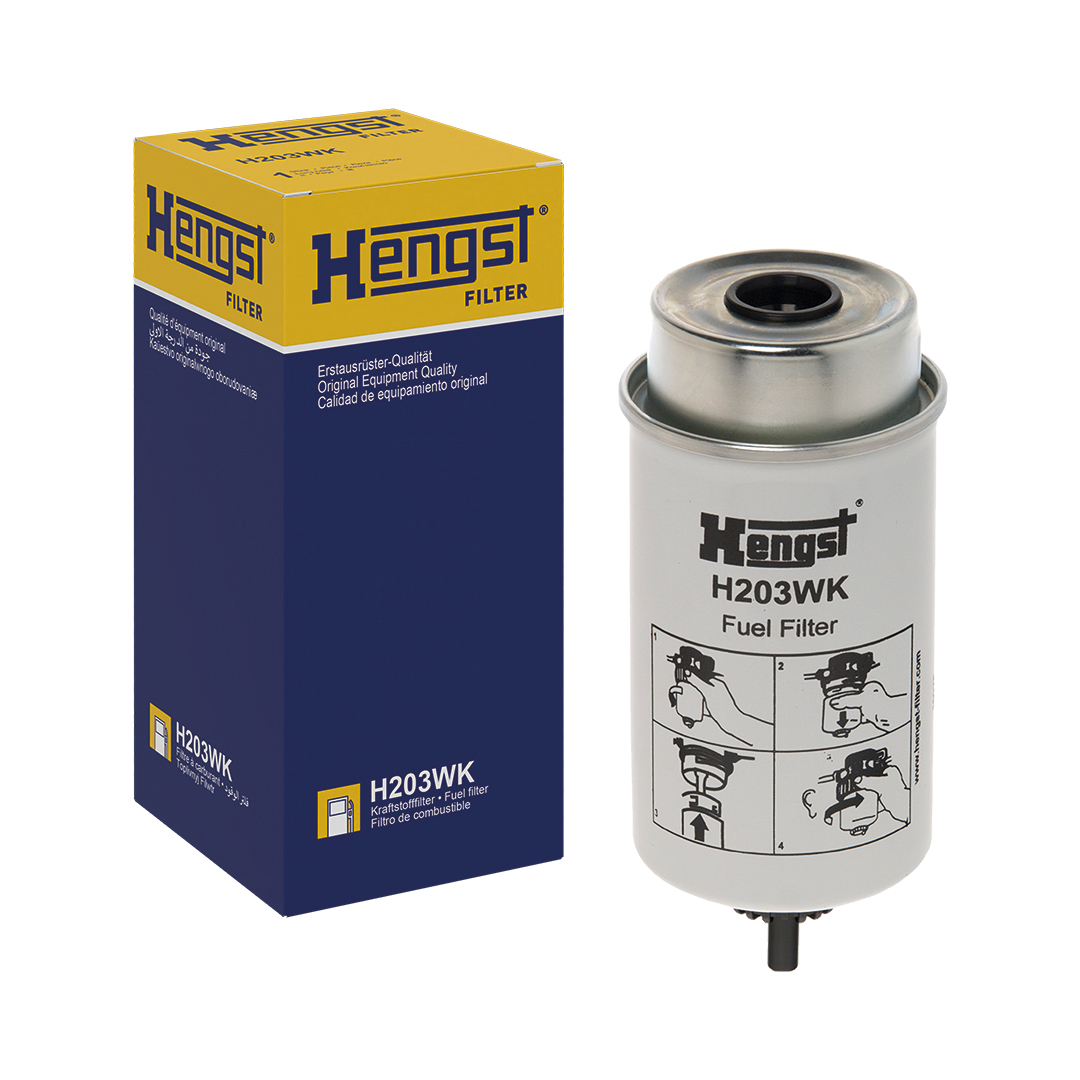 Filtre à carburant (Filtre à gasoil) HELLA HENGST ref. H203WK