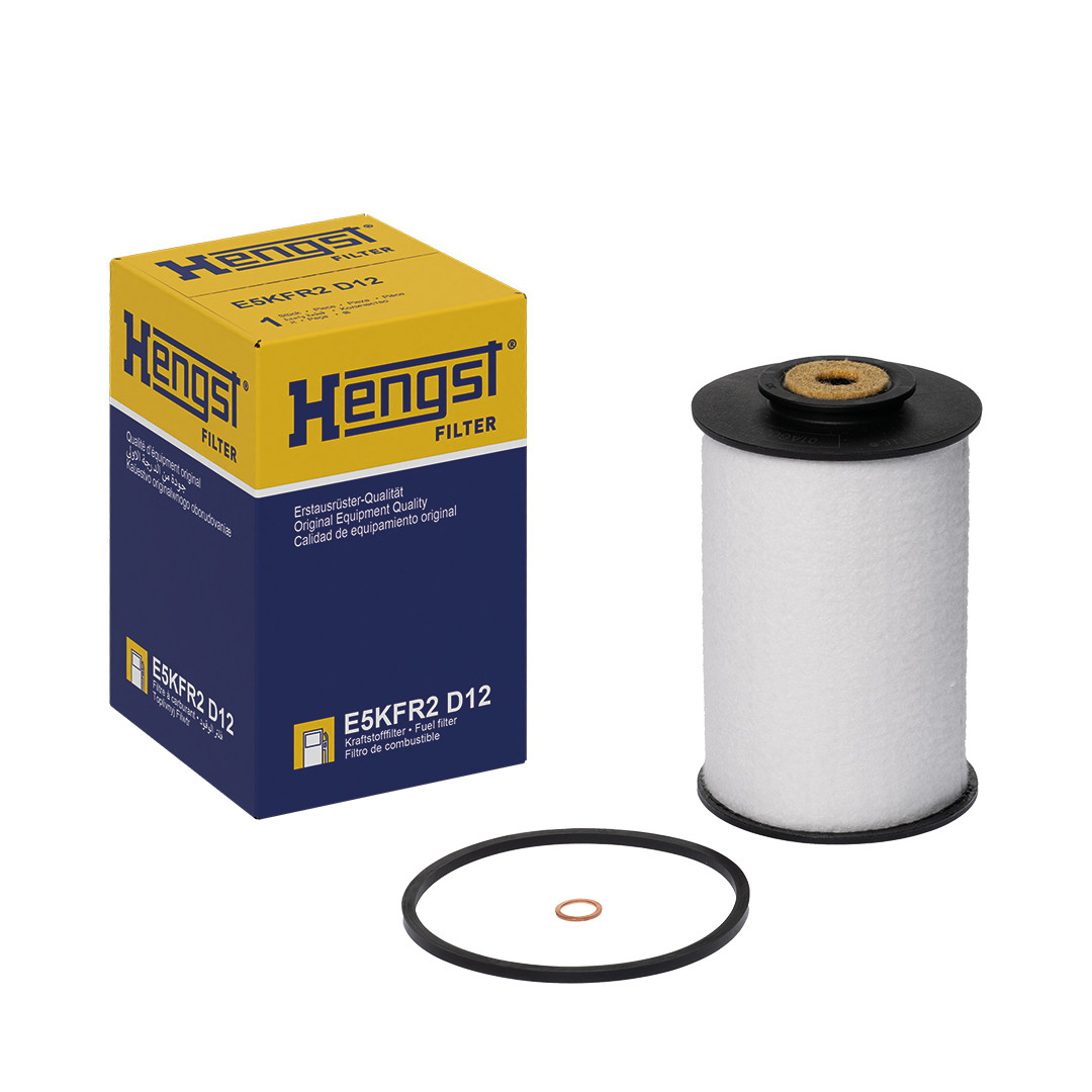 Filtre à carburant (Filtre à gasoil) HELLA HENGST ref. E5KFR2 D12