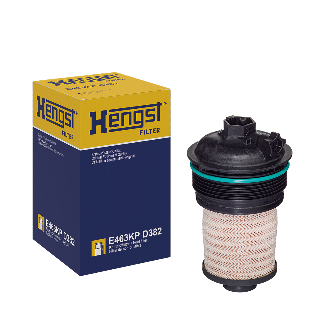 Filtre à carburant (Filtre à gasoil) HELLA HENGST E463KP D382