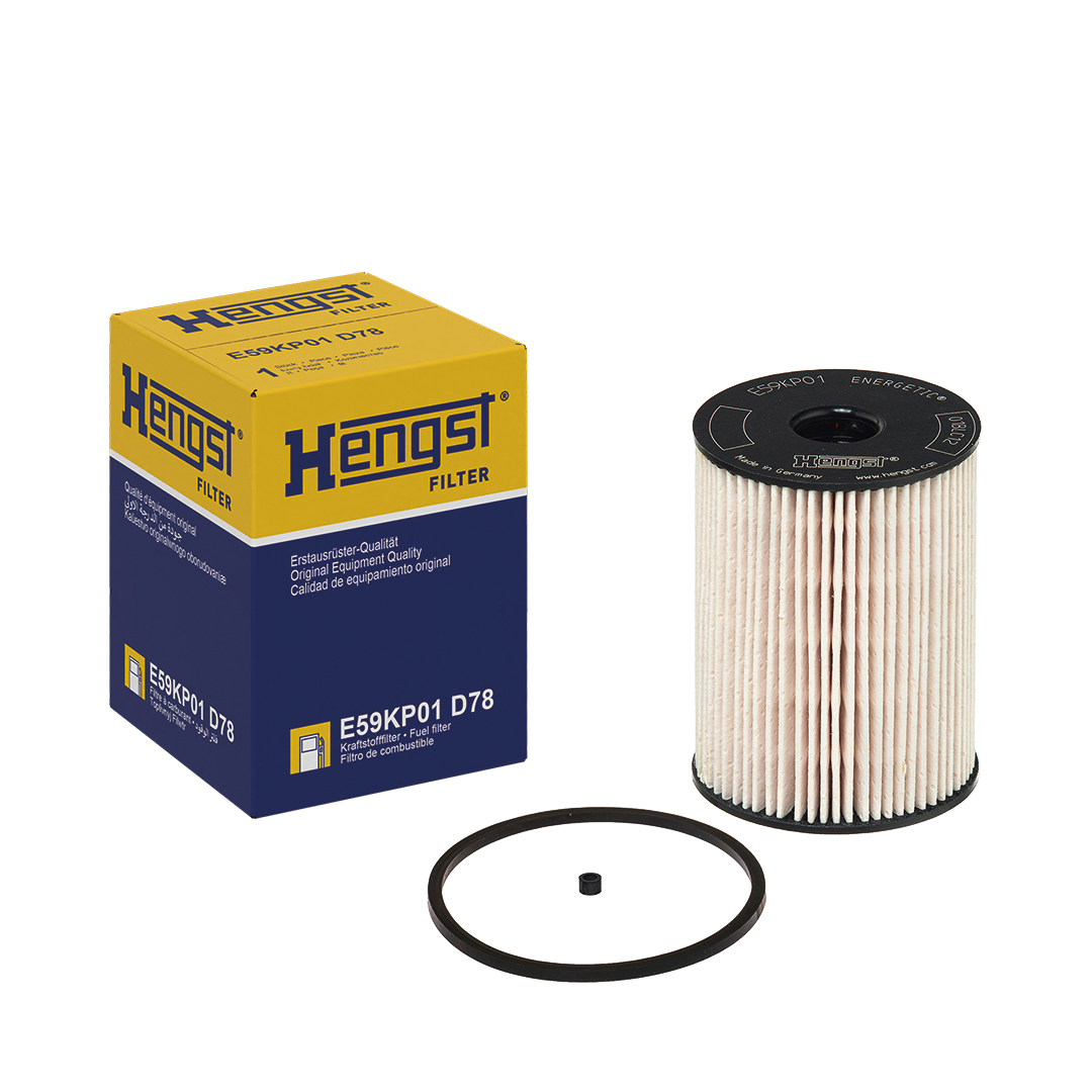 Filtre à carburant (Filtre à gasoil) HELLA HENGST ref. E59KP01 D78