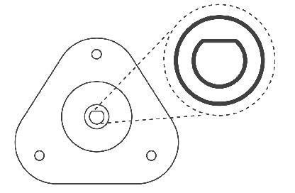Kit de reparação copo de suspensão KYB ref. SM5658
