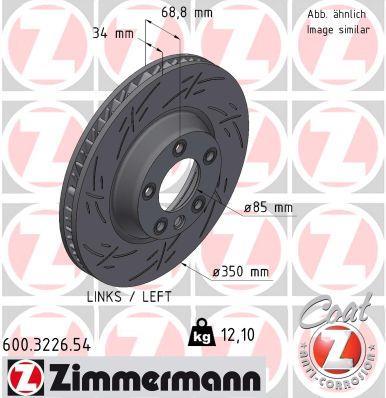 Discos de travão OTTO ZIMMERMANN GMBH ref. 600.3226.54