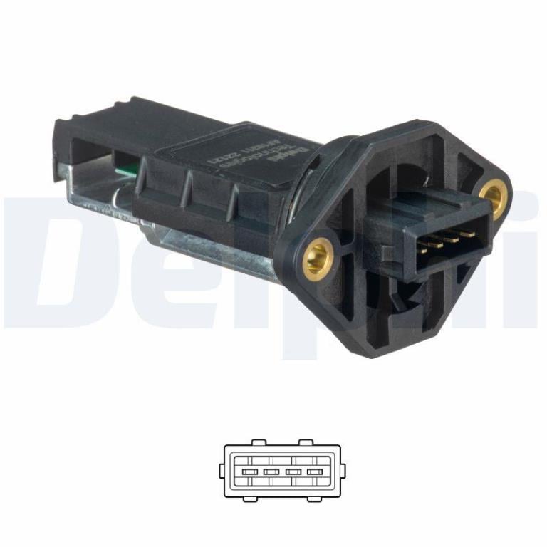 Débitmètre de masse d'air DELPHI AF10311-12B1