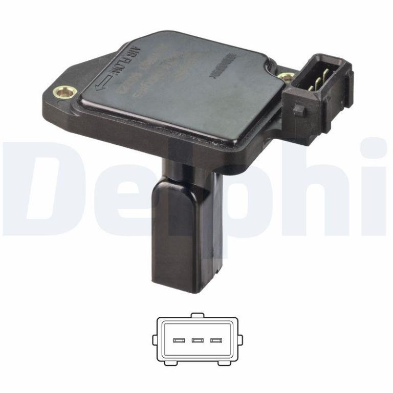 Débitmètre de masse d'air DELPHI AF10491-12B1