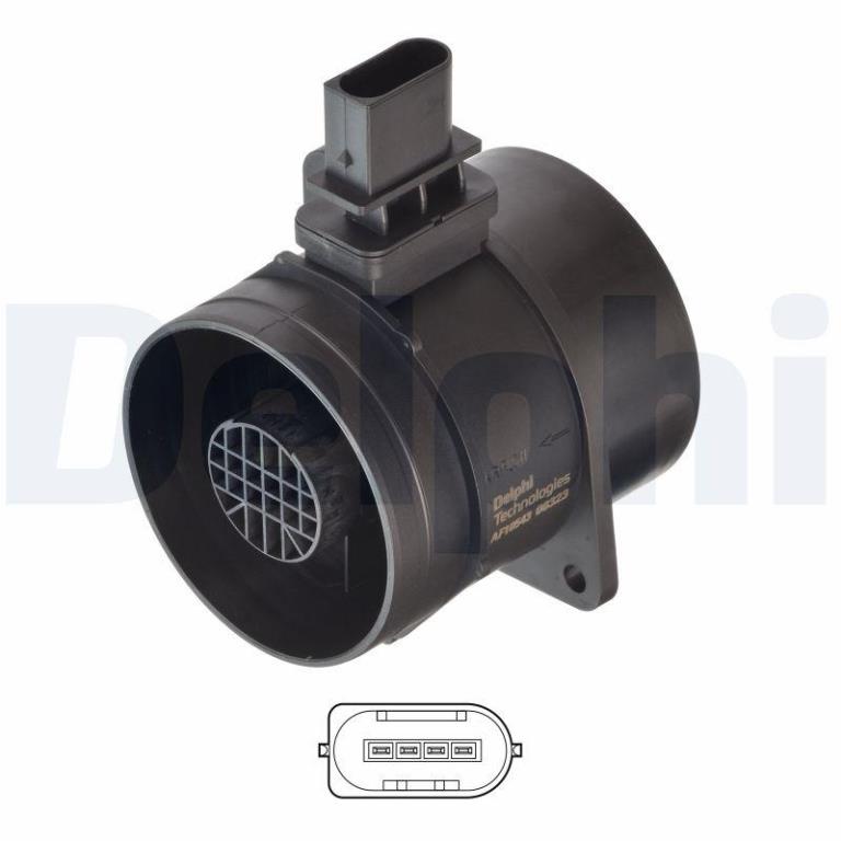 Débitmètre de masse d'air DELPHI AF10543-12B1