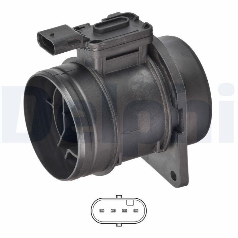 Débitmètre de masse d'air DELPHI ref. AF10656-12B1