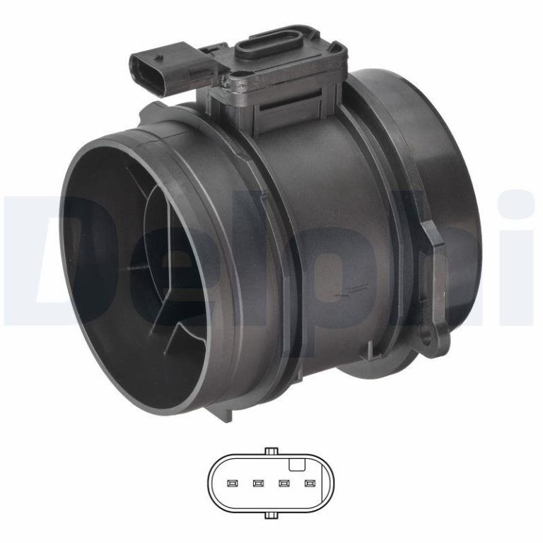 Débitmètre de masse d'air DELPHI AF10771-12B1