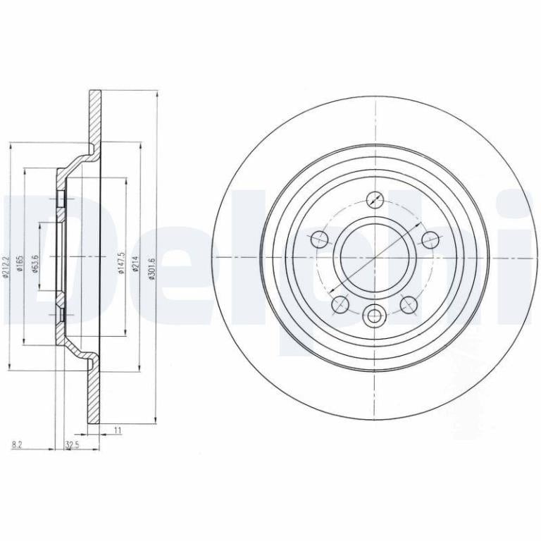 Disques de frein DELPHI BG4239C