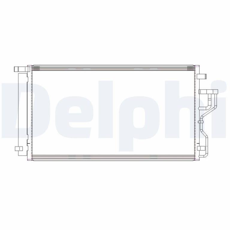 Condenseur, climatisation (Radiateur de climatisation) DELPHI CF20290