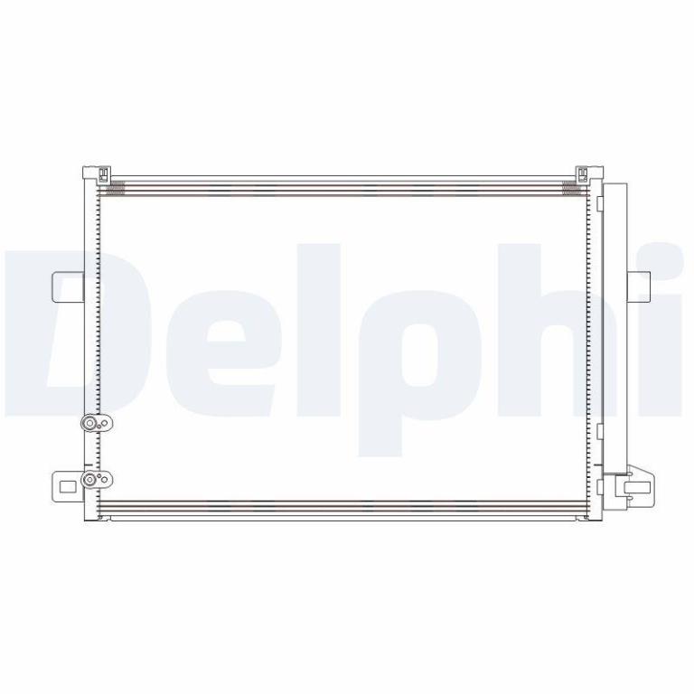 Condenseur, climatisation (Radiateur de climatisation) DELPHI CF20301