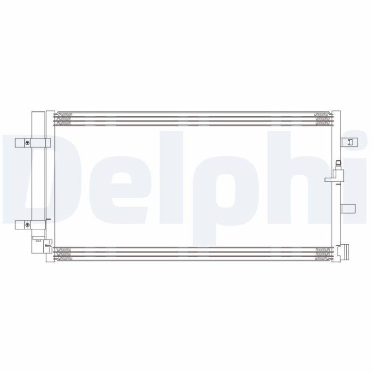 Condenseur, climatisation (Radiateur de climatisation) DELPHI CF20307