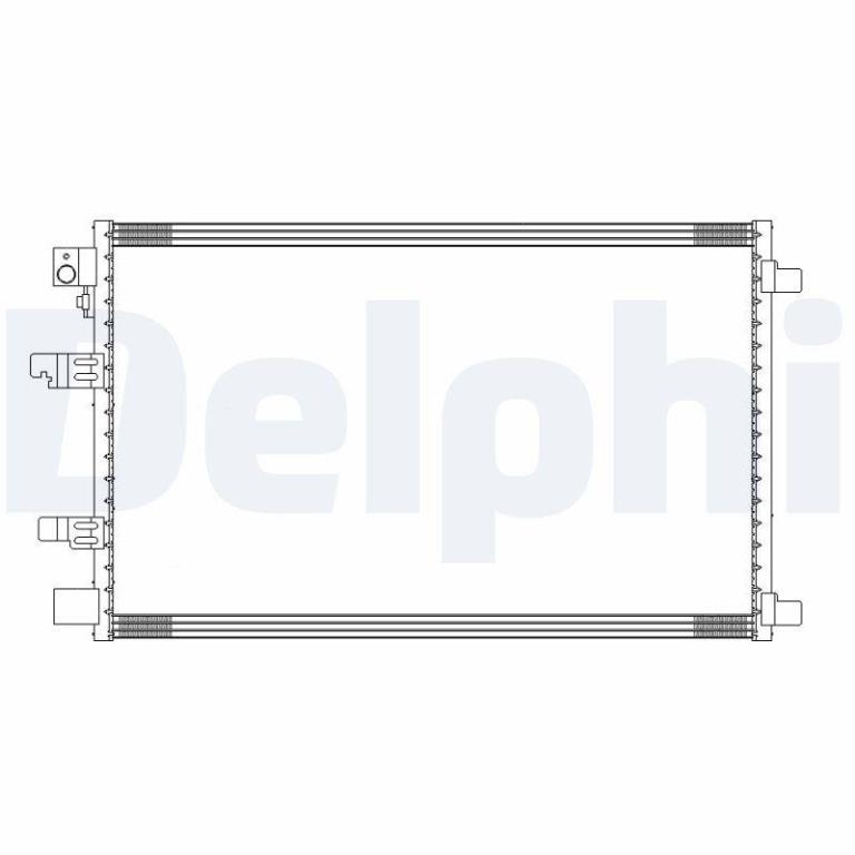 Condenseur, climatisation (Radiateur de climatisation) DELPHI ref. CF20310