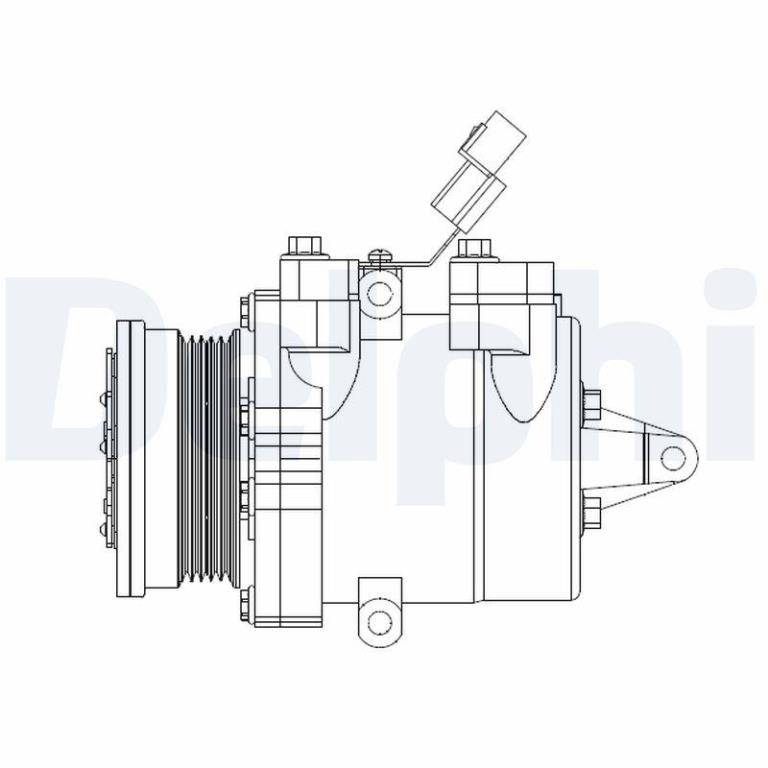 Compresseur, climatisation DELPHI ref. CS20534