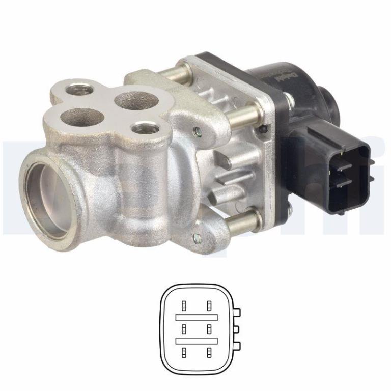 Vanne EGR DELPHI ref. EG10611-12B1
