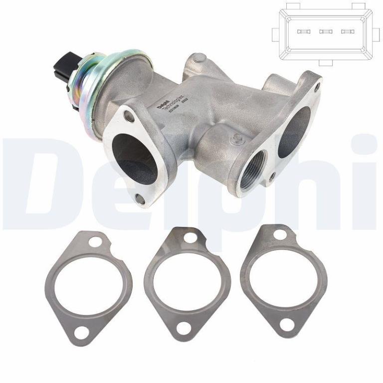 Vanne EGR DELPHI ref. EG10639-12B1