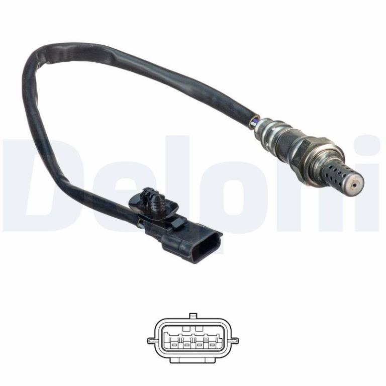 Sonde lambda (Sonde à oxygène) DELPHI ref. ES20522-12B1