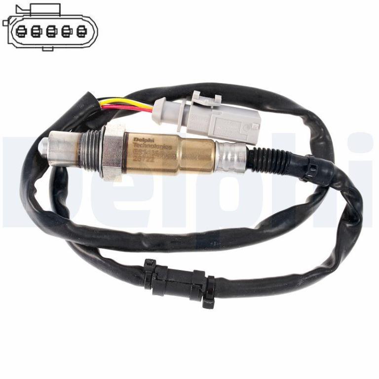 Sonde lambda (Sonde à oxygène) DELPHI ref. ES21394-12B1