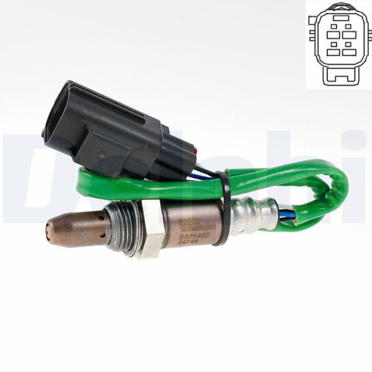 Sonde lambda (Sonde à oxygène) DELPHI ES21420-12B1