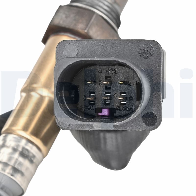 Sonde lambda (Sonde à oxygène) DELPHI ref. ES21486-12B1