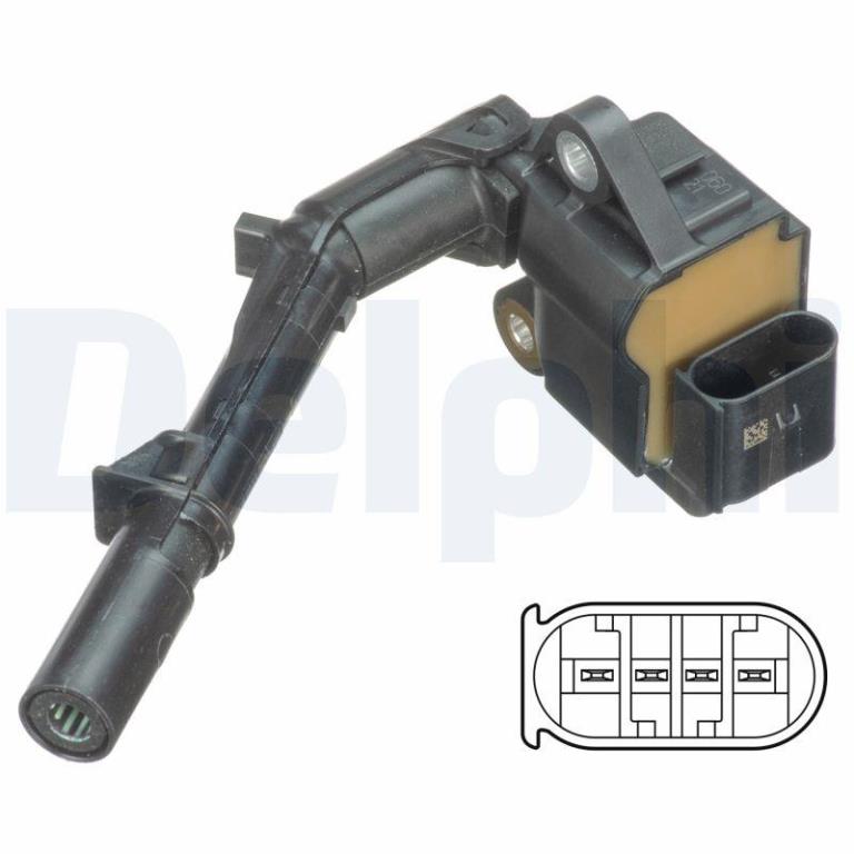 Bobine d'allumage DELPHI ref. GN10690-12B1