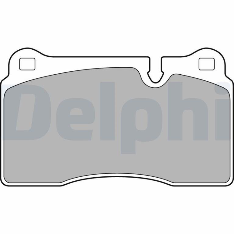 Jogo de 4 pastilhas de travão DELPHI LP2009