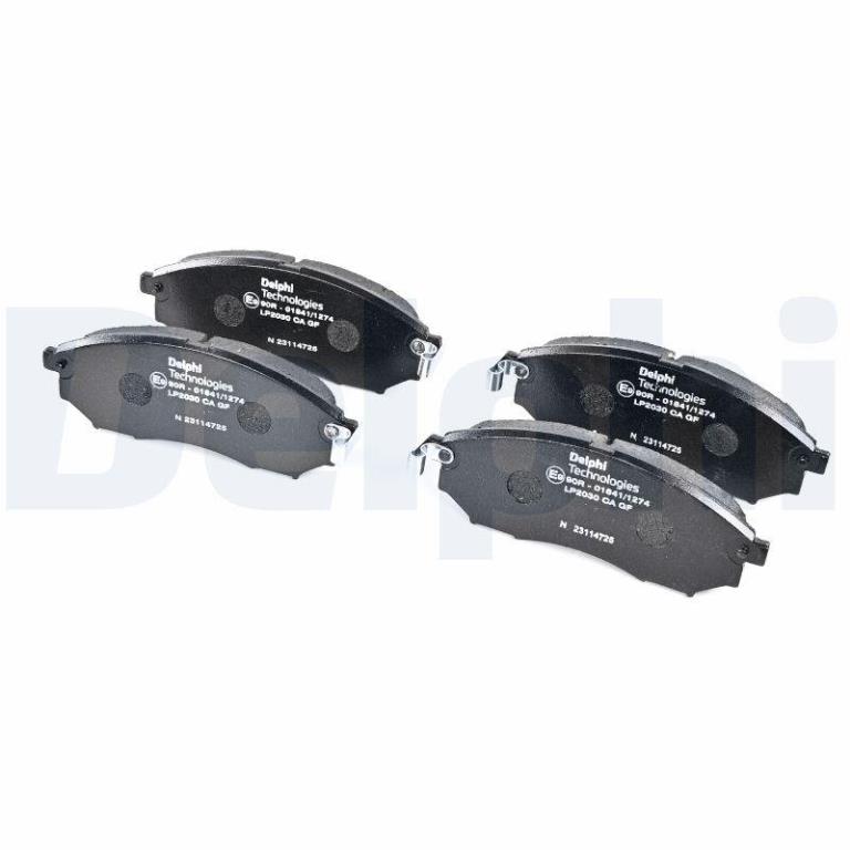 Jeu de 4 plaquettes de frein DELPHI ref. LP2030