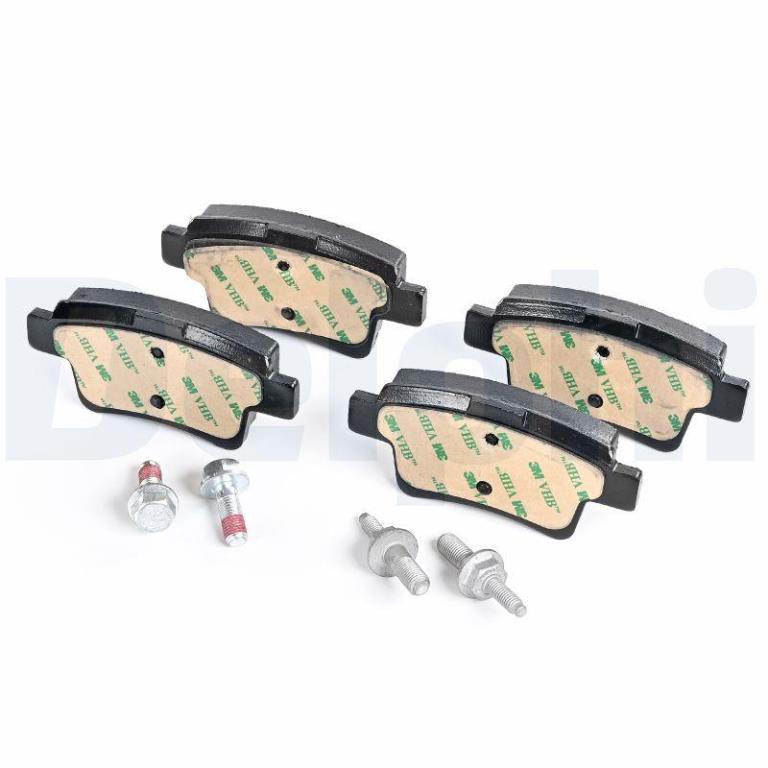Jeu de 4 plaquettes de frein DELPHI ref. LP2055