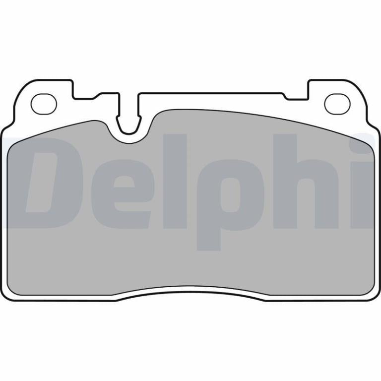Juego de 4 pastillas de freno (Almohadilla de freno) DELPHI ref. LP2491