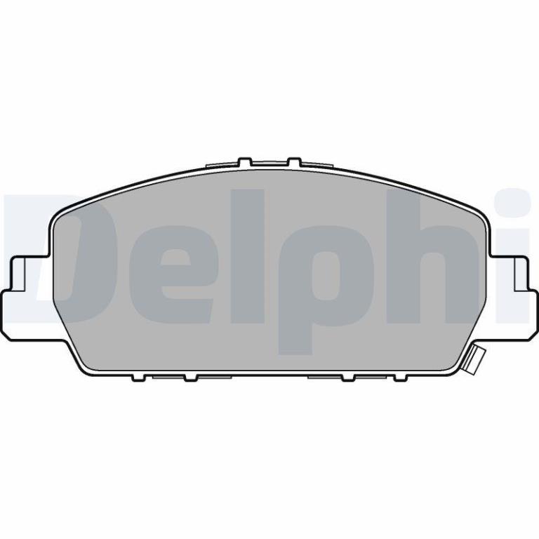 Juego de 4 pastillas de freno (Almohadilla de freno) DELPHI ref. LP3243