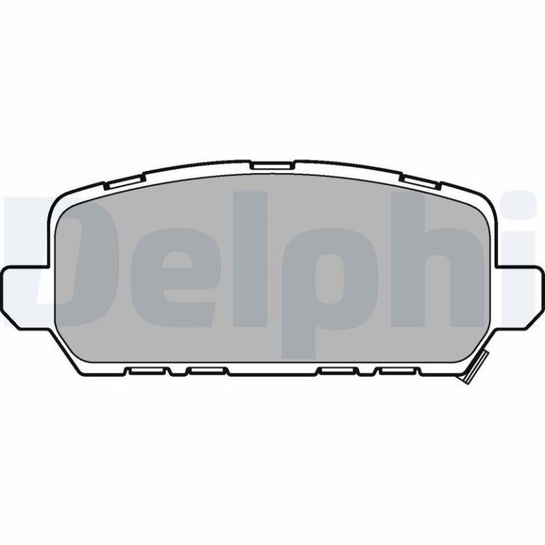 Juego de 4 pastillas de freno (Almohadilla de freno) DELPHI ref. LP3244