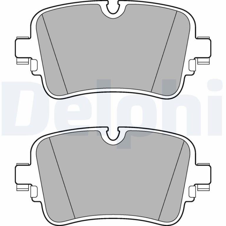 Jeu de 4 plaquettes de frein DELPHI ref. LP3274