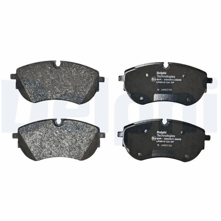 Jeu de 4 plaquettes de frein DELPHI ref. LP3910