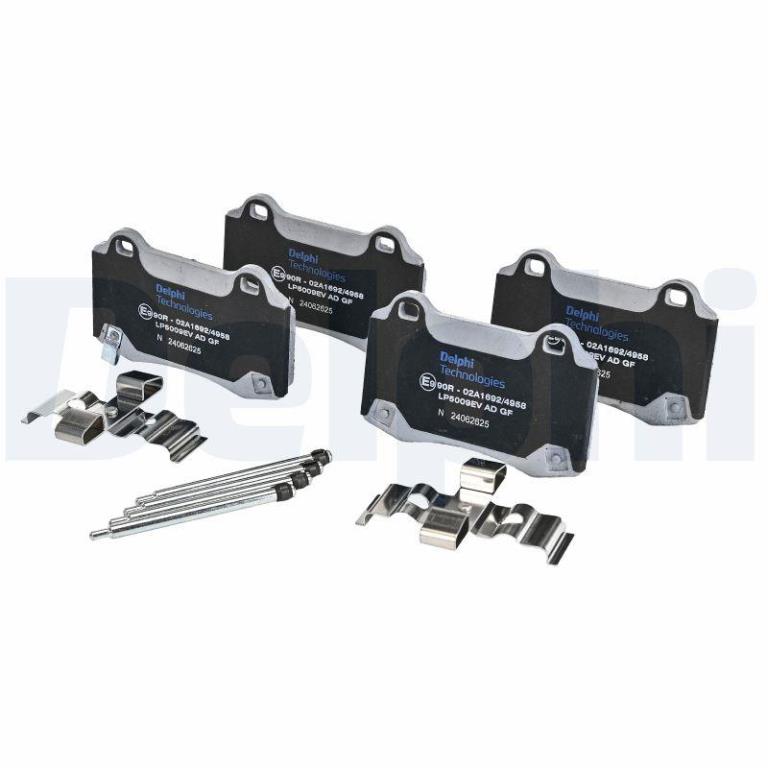 Jeu de 4 plaquettes de frein DELPHI ref. LP5009EV