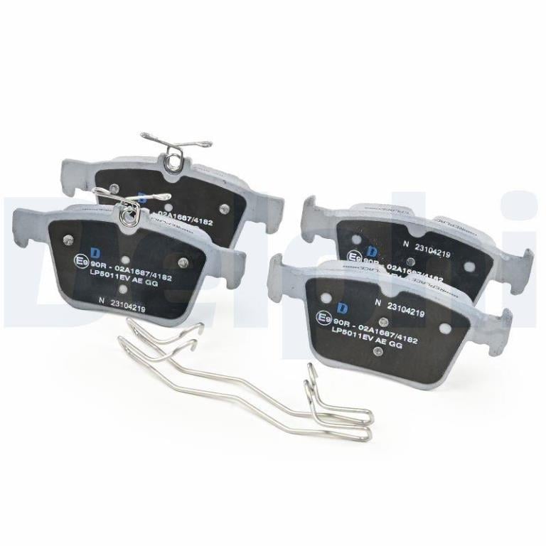 Jeu de 4 plaquettes de frein DELPHI ref. LP5011EV