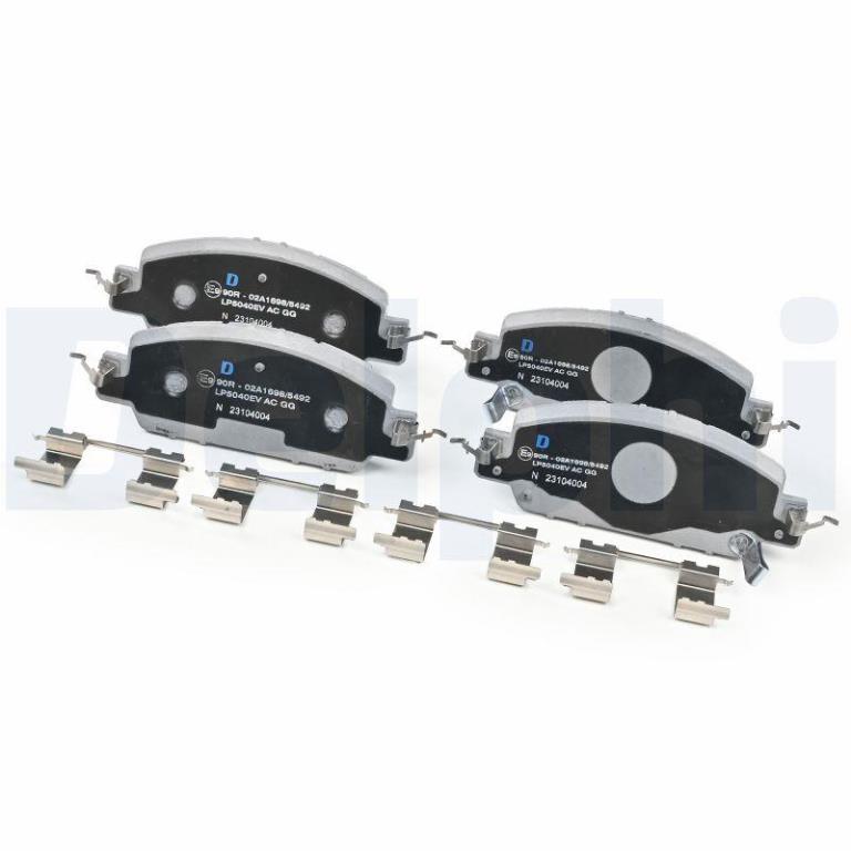 Jeu de 4 plaquettes de frein DELPHI ref. LP5040EV