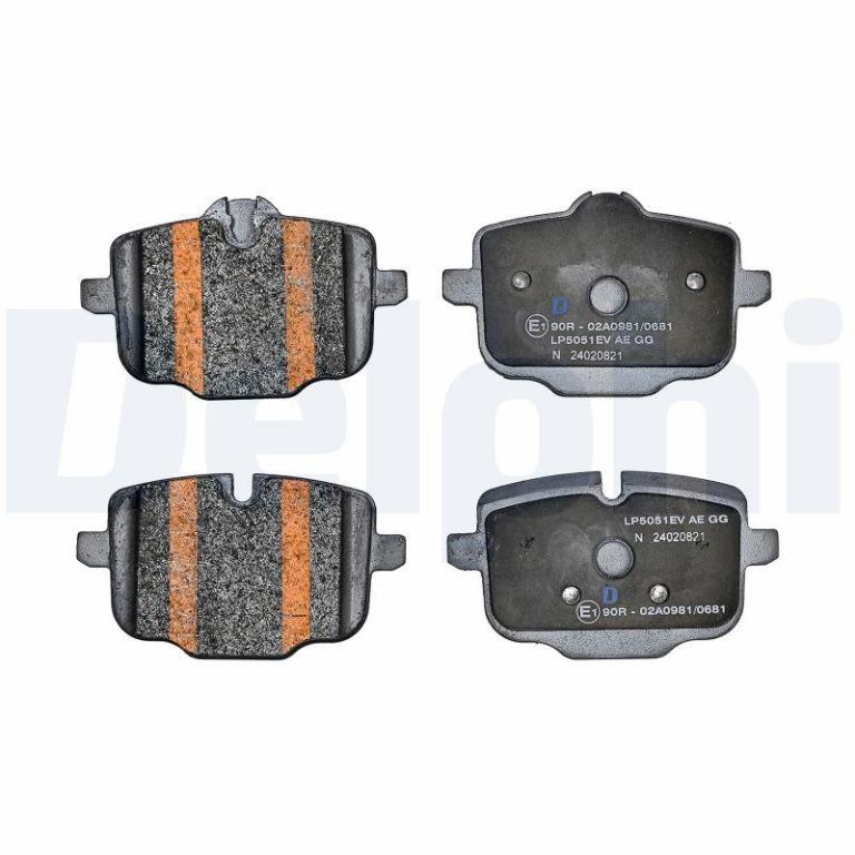 Jeu de 4 plaquettes de frein DELPHI ref. LP5051EV