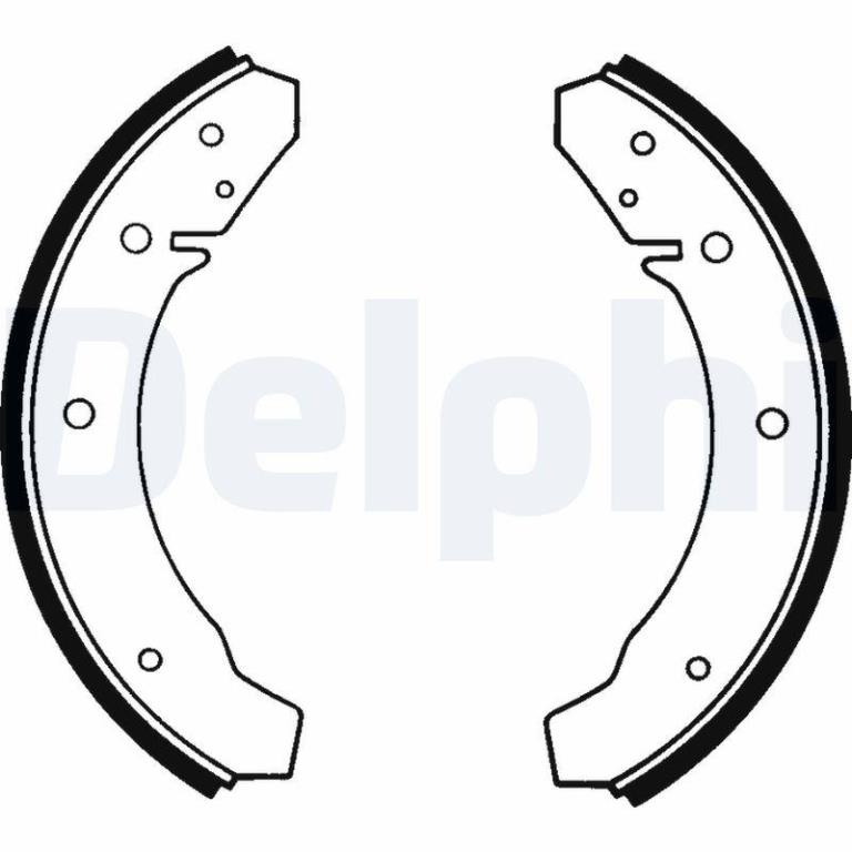 Juego de 4 zapatas de frenos DELPHI ref. LS1098