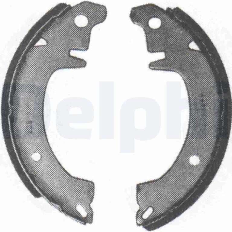 Juego de 4 zapatas de frenos DELPHI ref. LS1101