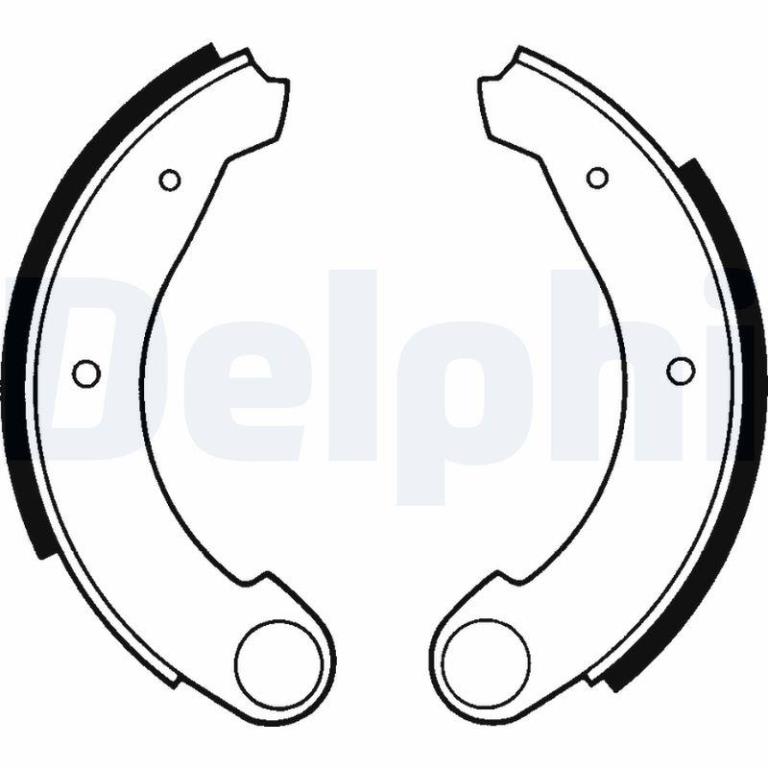 Juego de 4 zapatas de frenos DELPHI ref. LS1159
