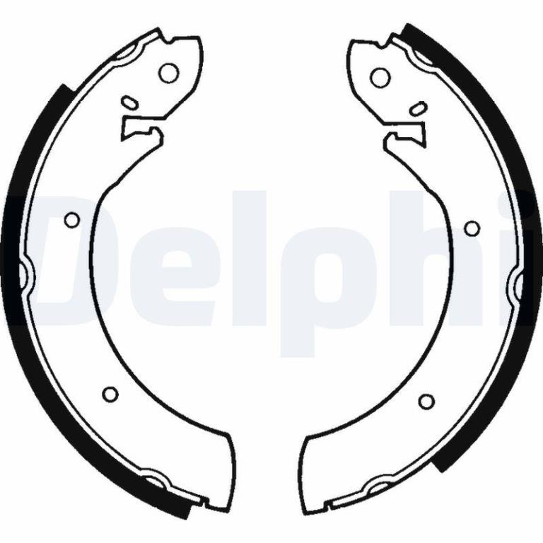 Juego de 4 zapatas de frenos DELPHI ref. LS1179