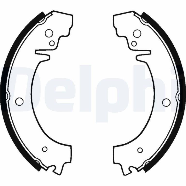 Juego de 4 zapatas de frenos DELPHI ref. LS1219