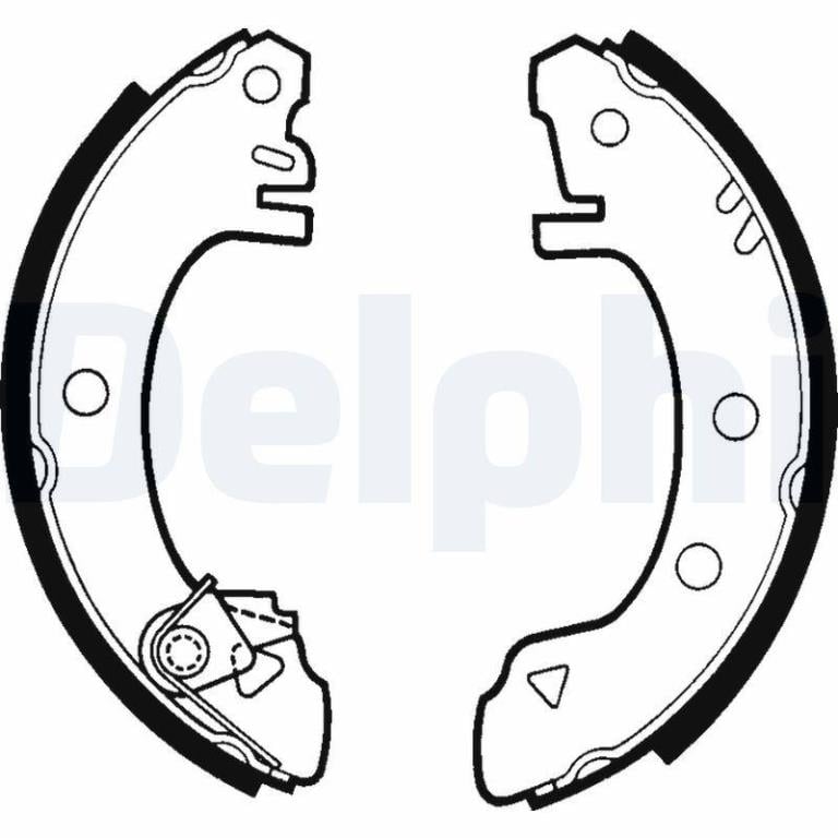 Juego de 4 zapatas de frenos DELPHI ref. LS1267