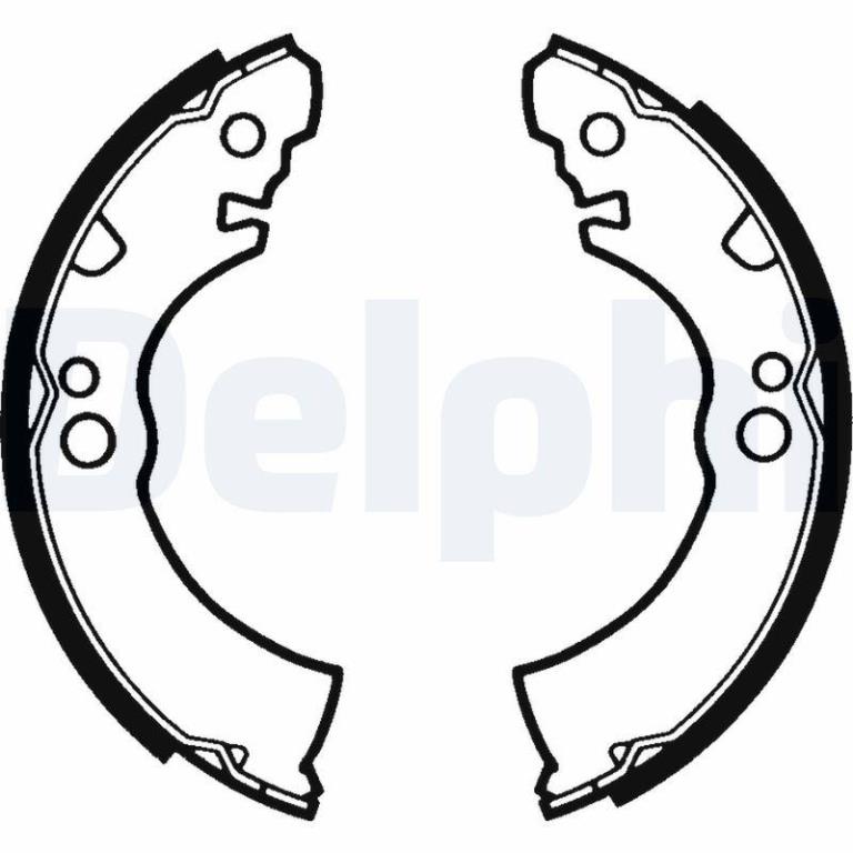 Juego de 4 zapatas de frenos DELPHI ref. LS1285