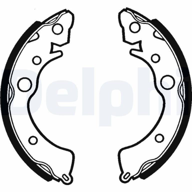Juego de 4 zapatas de frenos DELPHI ref. LS1288