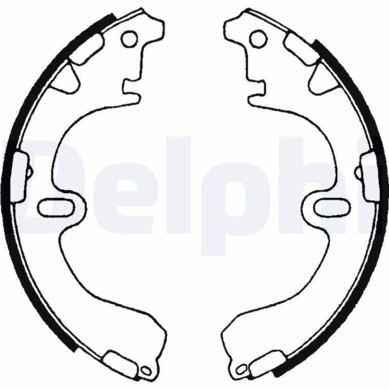 Juego de 4 zapatas de frenos DELPHI ref. LS1315