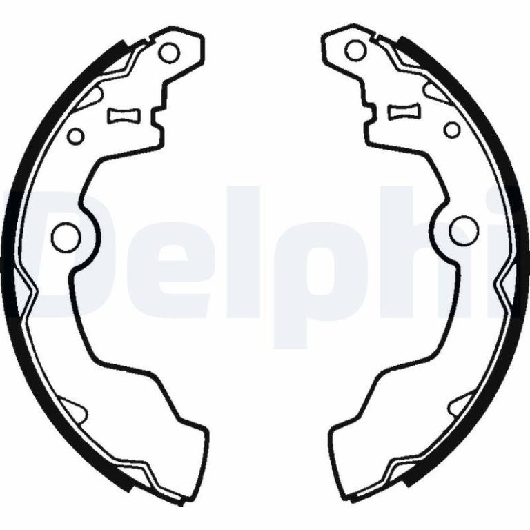 Juego de 4 zapatas de frenos DELPHI ref. LS1352