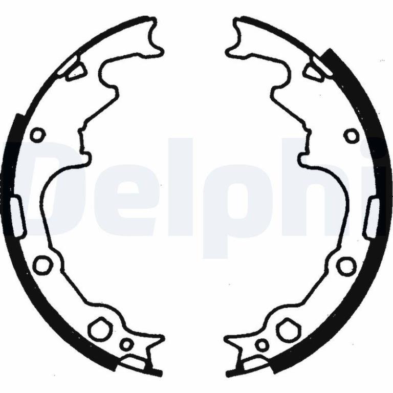 Juego de 4 zapatas de frenos DELPHI ref. LS1780