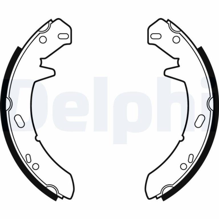 Juego de 4 zapatas de frenos DELPHI ref. LS1867