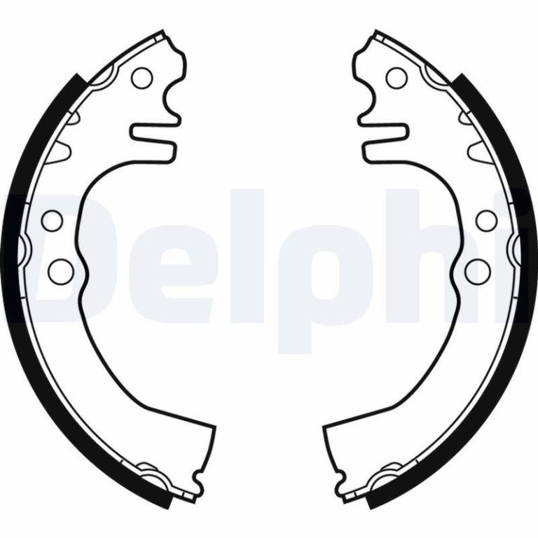 Juego de 4 zapatas de frenos DELPHI ref. LS1874